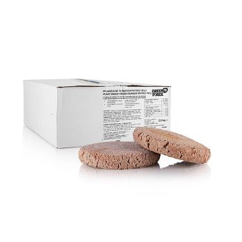 Greenforce vegane Burger Patties, aus Erbsenprotein, TK, 2,6 kg, 20 x 130g