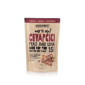 Greenforce Mix für vegane Cevapcici, aus Erbsenprotein, 150 g