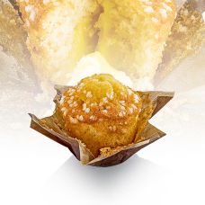 Muffins, Vanille / Zitrone, gefüllt, beldessert, TK, 2,1 kg, 20 x 105g