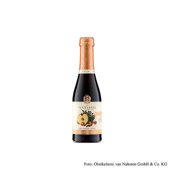 Van Nahmen Apfel-Heidelbeere-Kirsche Fruchtsecco, alkoholfrei, 200 ml