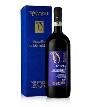 2015er Brunello di Montalcino RISERVA, trocken, 14,5% vol., Vasco Sassetti, 1,5 l