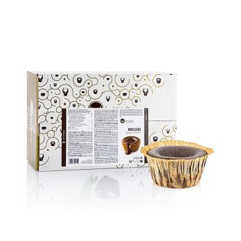 Schoko Lavakuchen mit flüssigem Spekulatiuskern, beldessert, TK, 1,08 kg, 12 x 90g