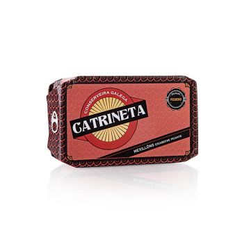 Miesmuscheln, aus Galicien, Escabechesauce PICANTE, 13-18 Stück, Catrineta, 120 g