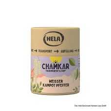 HELA Chamkar - Weißer Kampot Pfeffer, getrocknet, ganz, g.g.A., 100 g