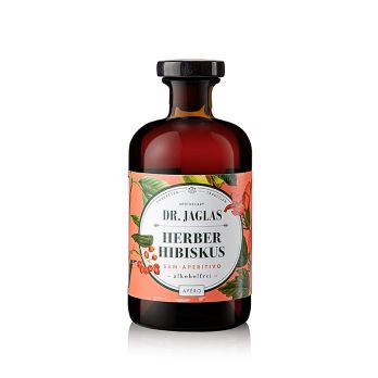 Dr. Jaglas - Herber Hibiskus San Aperitivo Apero, alkoholfrei, VEGAN, 500 ml
