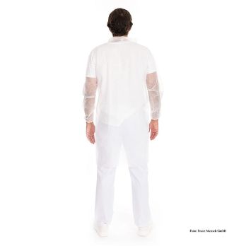 Einwegkittel PP-Vlies, Druckknöpfe, XL, 10 St