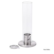 Tischfeuer SPIN 120, Silber (Windlicht, Gartenfackel), höfats, 1 St