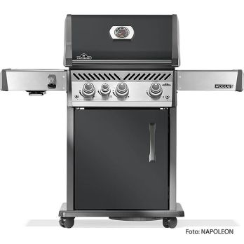 Gasgrill Rogue Pro 425, Rauchgrau, 3 Brenner +SIZZLEZONE, Napoleon, 1 St