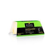 Entenstopfleberblock, Foie Gras, mit Stücken, Feyel, 200 g