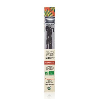 Norohy - Vanilleschoten aus Madagaskar, BIO, 3 St