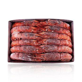 Gambero Rosso - Rote Riesengarnele, mit Kopf +Schale, TK, ca.1.000 g, ca.15 St