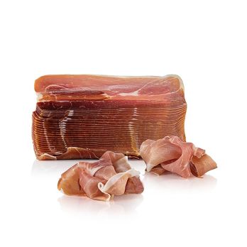 Prosciutto Crudo, geschnitten, roher Landschinken, Subalpino, 500 g, 30 Blatt
