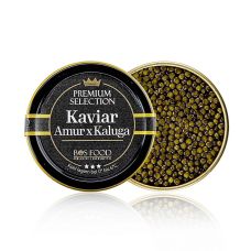 BOS FOOD Premium Selection - Kreuzung Amur x Kaluga, Aquakultur, ohne Konservierungsmittel, China, 30 g