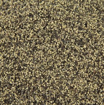 Pfeffer, schwarz, Granulat fein (geschrotet), 1 kg