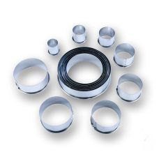 Blechausstecher Set, rund, glatt, ø 2,2 -12cm, 3cm hoch, 14 tlg.