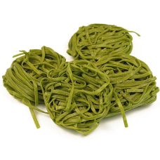 Frische Tagliarini mit Spinat, grün, Bandnudel, 3mm, Sassella, 500 g