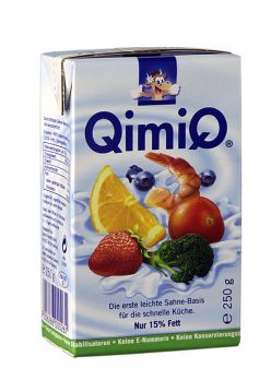 QimiQ Classic Natur, zum Kochen, Backen, Verfeinern, 15% Fett, 250 g