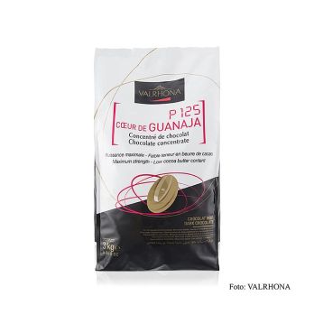 Valrhona Coeur de Guanaja, dunkle Couverture, Callets, 80% Kakao, kakaobutterarm, 3 kg