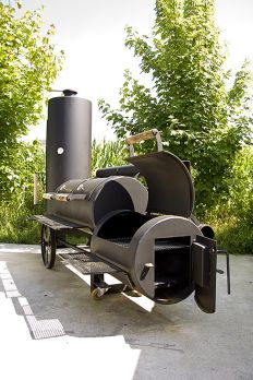 BOS FOOD Barbecue (BBQ) Grill (Smoker) 24 Chuckwagon, 1 St