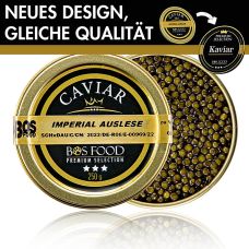 Imperial Auslese Kaviar, Kreuzung Amur x Kaluga Stör (schrenckii x dau), China, 250 g