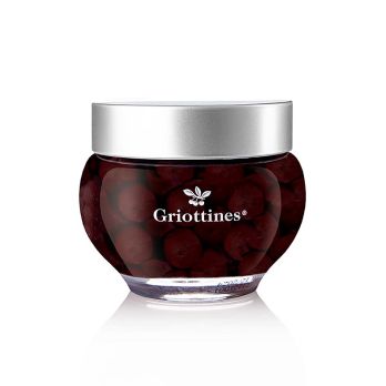 Griottines Original - Wildsauerkirschen, in Kirschwasser, o. Kern, süß, 15% vol., 400 g