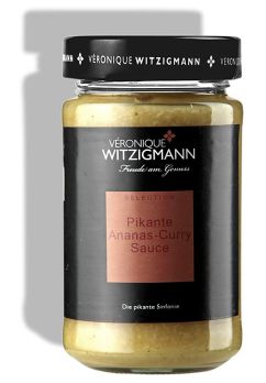 Pikante Ananas-Curry Sauce, 225 ml