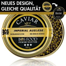 Imperial Auslese Kaviar, Kreuzung Amur x Kaluga Stör (schrenckii x dau), China, 500 g