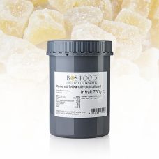 Ingwerwürfel, kandiert, trocken/ kristallisiert, 750 g