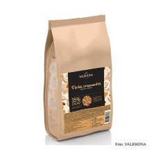Valrhona Knusprige Perlen, Getreidefüllung mit Dulcey Schokoüberzug, blond, 3 kg