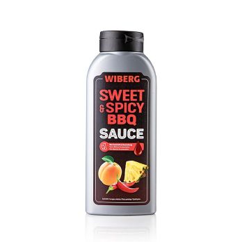 WIBERG Sweet & Sour BBQ Sauce, fruchtige Aprikose mit Chilinote, 695 ml