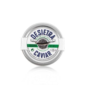 Desietra Baeriskaya Kaviar (baerii), Aquakultur, ohne Konservierungsmittel, 30 g