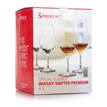 Spiegelau Whisky Glas, Snifter, Premium, nicht geeicht, 4 St