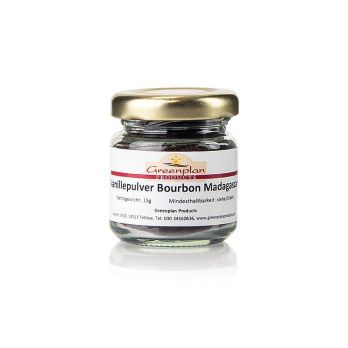 Bourbon-Vanille, gemahlen, aus Madagaskar, Greenplan, 15 g