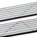 Deko-Aufleger Domino Triangle weiße/dunkle Schokolade gestreift, 585 g, 314 St