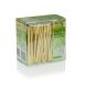 Bambus-Spieße, mit Blattende, mit Aufschrift Vegan, 9cm, 250 St