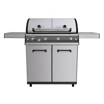 Outdoorchef-Grill Dualchef S 425 G, Seitenbrenner, Gasbetrieb, Edelstahl, 1 St