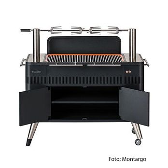 Holzkohlegrill HUB, mit Anzünder, schwarz, everdure montargo / Heston Blumenthal, 1 St