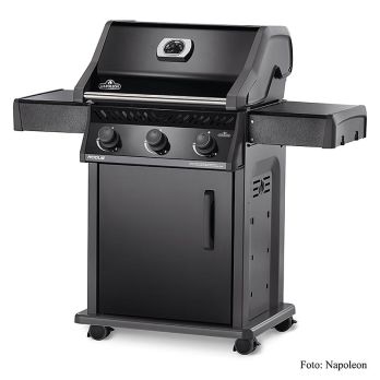 Napoleon Gasgrill Rogue 425PK 2022, schwarz, 3 Brenner, klappb. Seitenablagen, 1 St