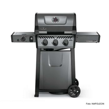 Napoleon Gasgrill Freestyle 365 HERO, graphit, 3 Brenner+ SIZZLEZONE+ Ablage, 1 St