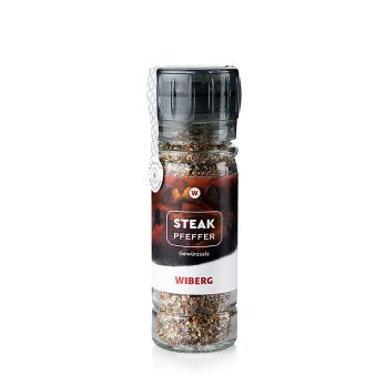 Wiberg Gewürzmühle Steak Pfeffer, Gewürzsalz, 70 g