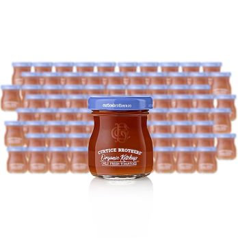 Organic Ketchup, Portionsgläschen, Curtice Brothers, BIO, 3,4 l, 84 x 40ml