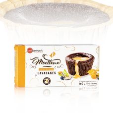 Schoko-Lavakuchen mit flüssigem Salzkaramellkern, beldessert, TK, 1,08 kg, 12 x 90g