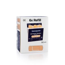 Kunststoff Pflaster Nachfüllpack, 6 x 45 Stück (6036), Cederroth, 6 St
