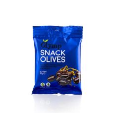 Snack Oliven, Kalamata Oliven, o. Kern, mit Orangenschale & Kräutern, 70 g