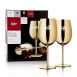 Käfer Cocktail Kelch Glas, Gold, 2 St