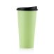 GreenDish Mehrweg Kaffeebecher ToGo, 400ml, Grün mit Deckel, 90 St