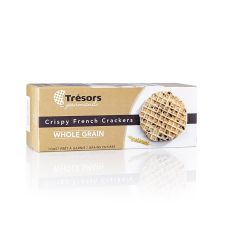 Barsnack Tresors - Crispy franz. Mini-Waffel-Cracker Vollkorn, 95 g