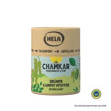 HELA Chamkar - Grüner Kampot Pfeffer, getrocknet, ganz, g.g.A., 25 g