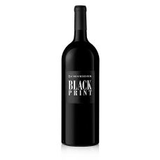 2021er Black Print Rotweincuveé, trocken, 14 % vol., Magnum, Schneider, 1,5 l