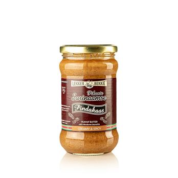 Erdnussbutter Pikante Surinaamse, cremig & gewürzt, Lekker Bekkie, 300 g